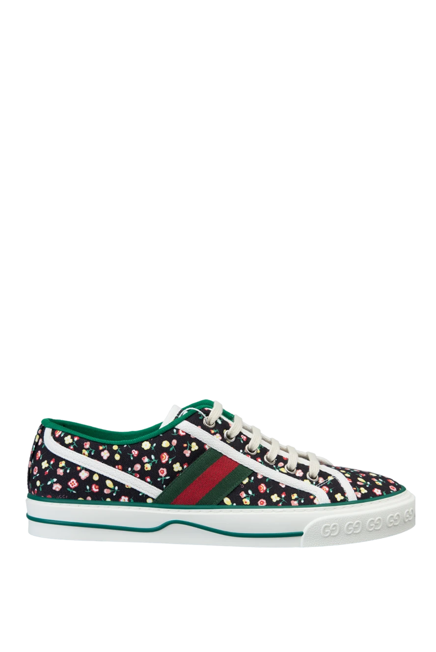 Gucci woman black canvas sneakers for women купить с ценами и фото 158005 - photo 1