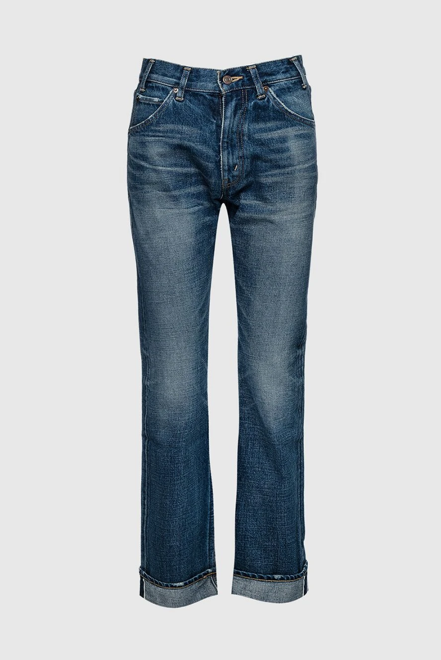 Celine woman blue cotton jeans for women купить с ценами и фото 158029 - photo 1