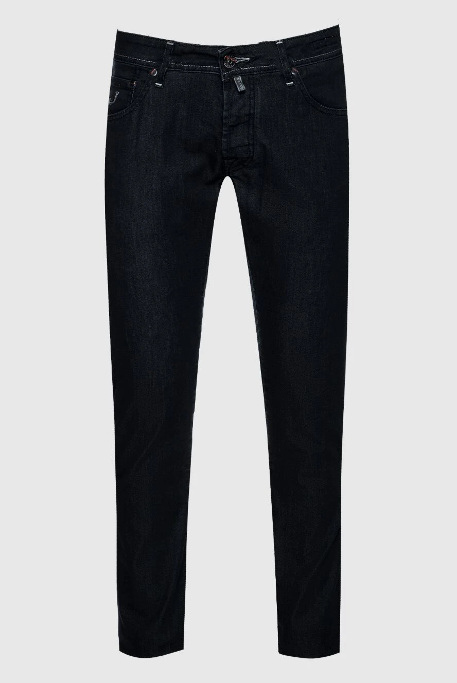 Jacob Cohen man cotton and polyester jeans black for men купить с ценами и фото 158043 - photo 1