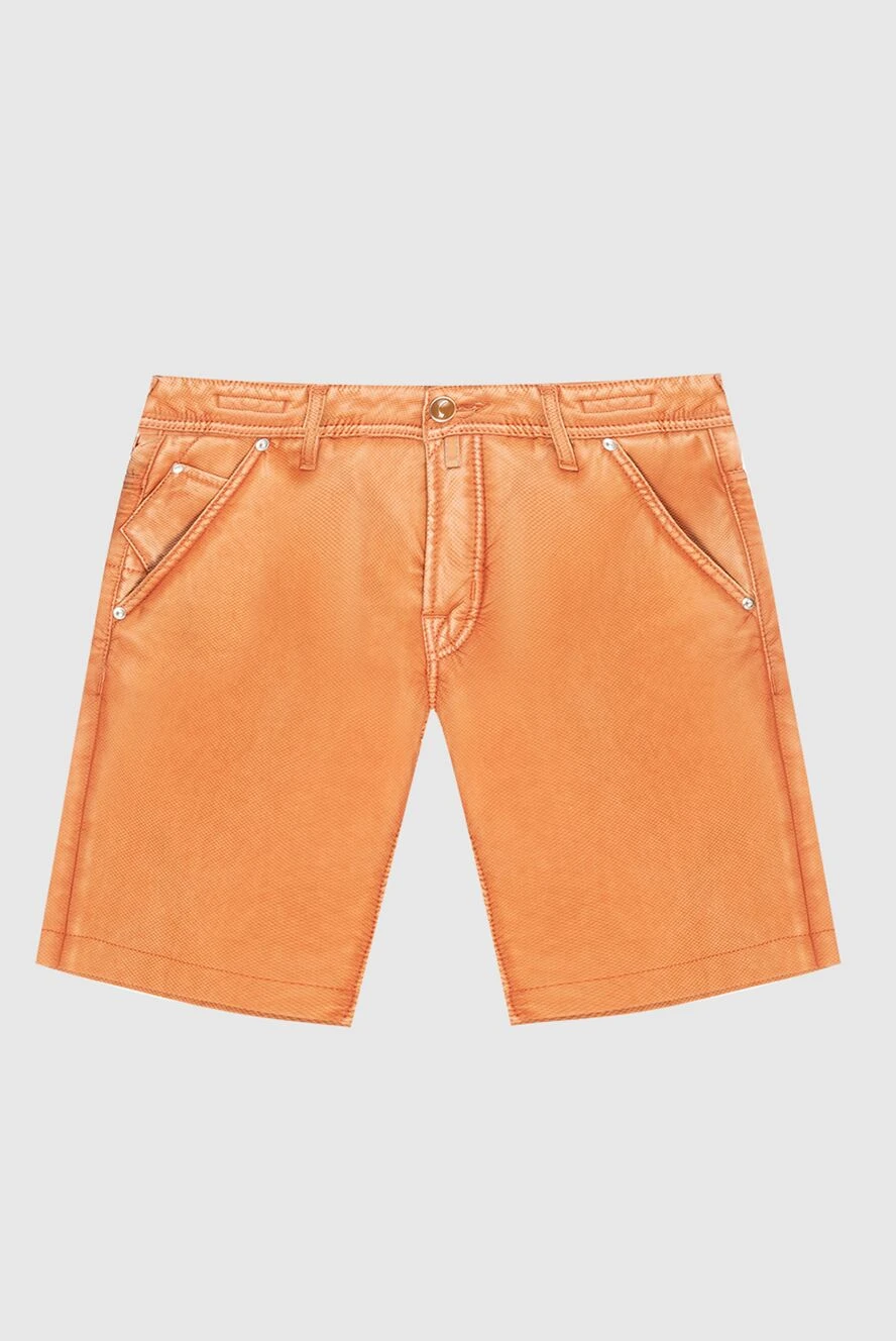 Jacob Cohen man cotton shorts orange for men купить с ценами и фото 158225 - photo 1