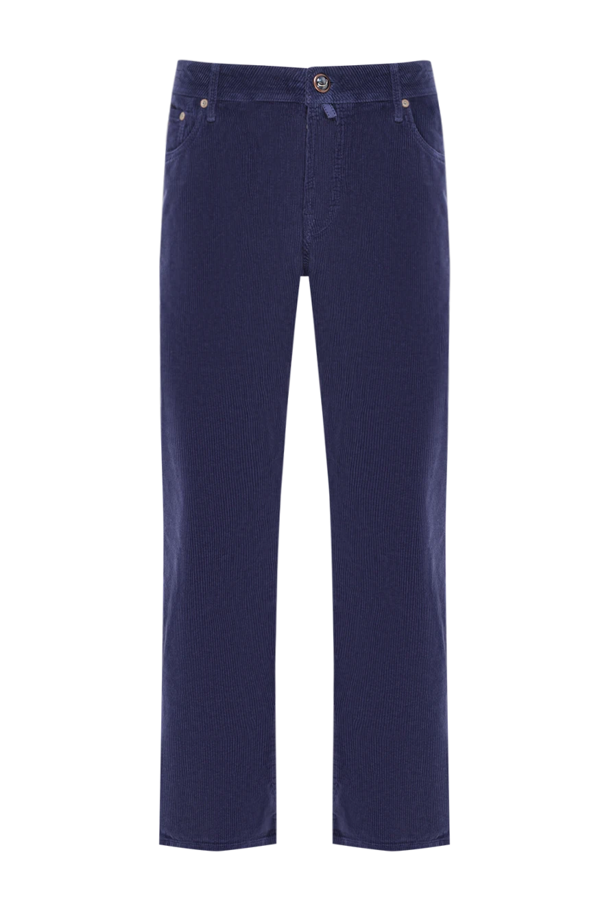 Jacob Cohen men's corduroy jeans in rich blue cotton
158234 - photo 1