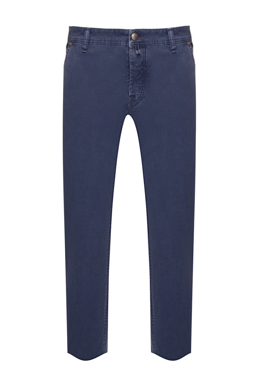 Jacob Cohen man blue cotton jeans for men купить с ценами и фото 158251 - photo 1