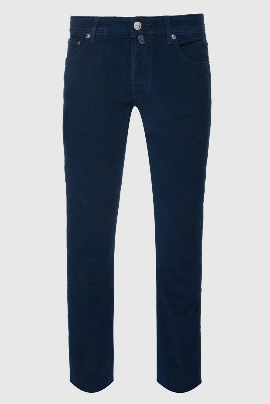 Jacob Cohen man blue cotton jeans for men купить с ценами и фото 158258 - photo 1