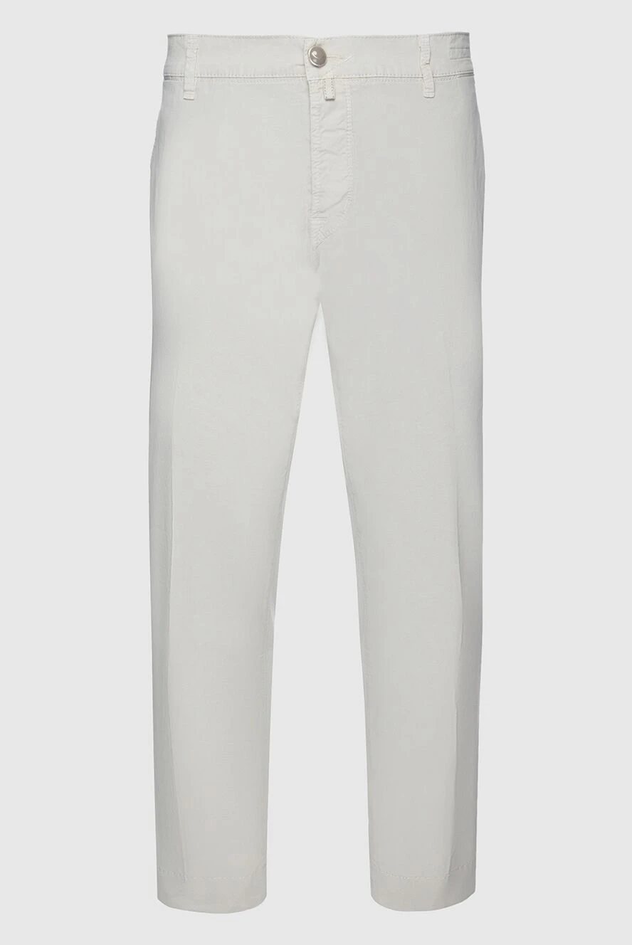 Jacob Cohen man white cotton jeans for men купить с ценами и фото 158306 - photo 1