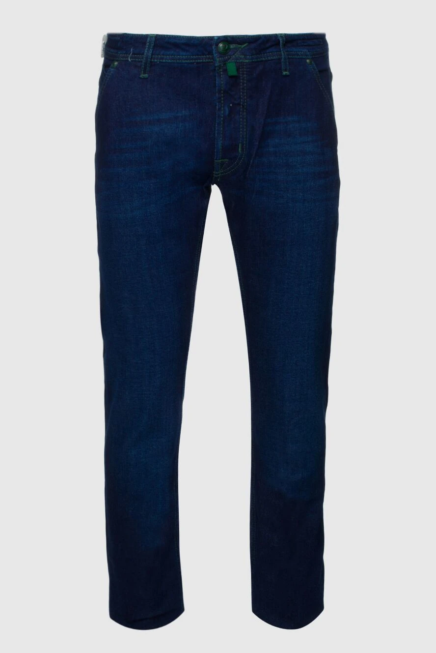 Jacob Cohen man blue cotton jeans for men купить с ценами и фото 158309 - photo 1