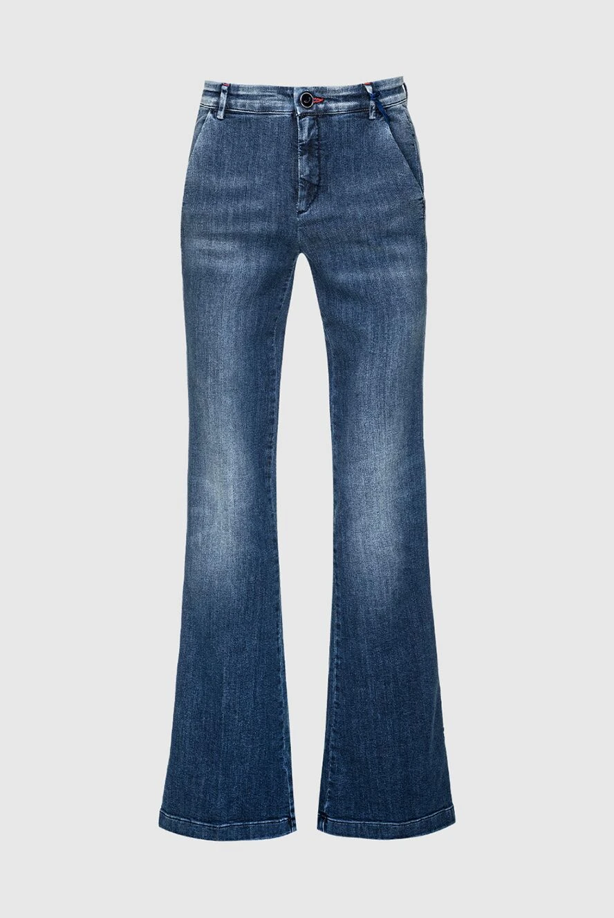 Jacob Cohen woman blue cotton jeans for women купить с ценами и фото 158332 - photo 1