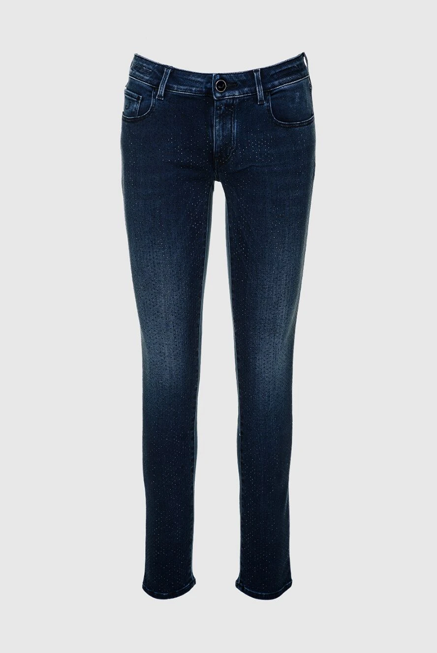 Jacob Cohen woman blue jeans for women купить с ценами и фото 158349 - photo 1