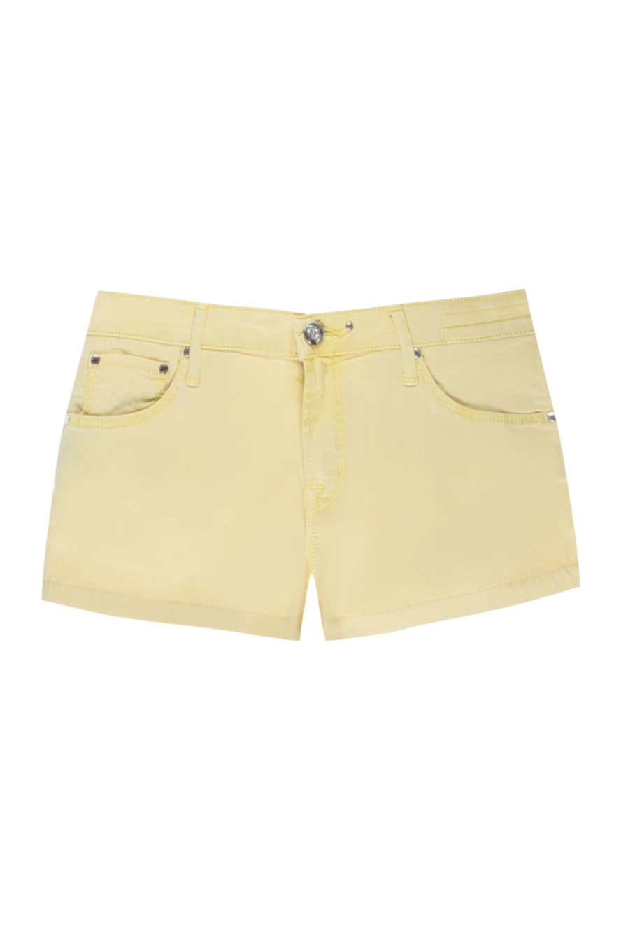 Jacob Cohen woman yellow shorts for women купить с ценами и фото 158368 - photo 1