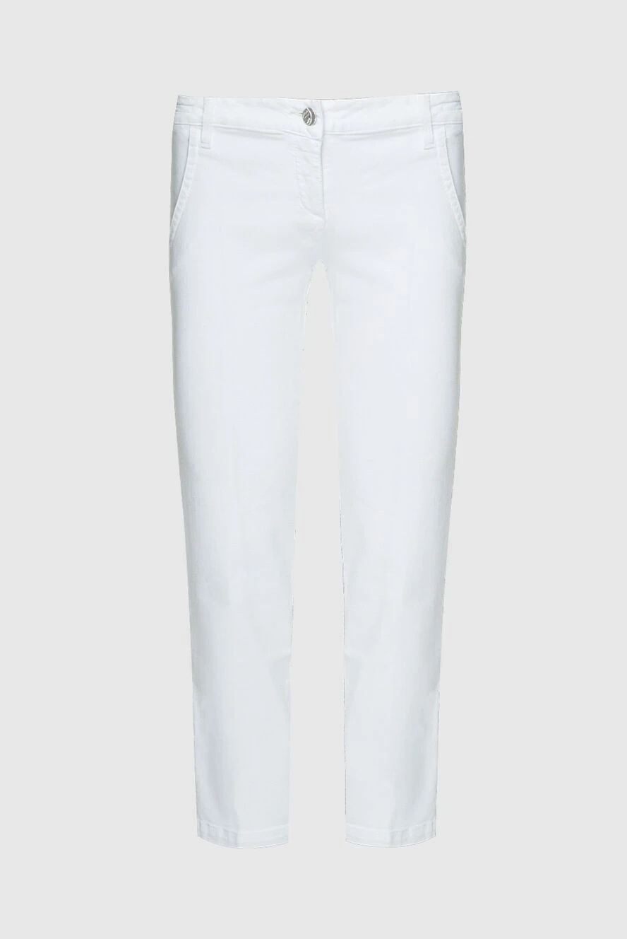 Jacob Cohen woman white jeans for women купить с ценами и фото 158381 - photo 1