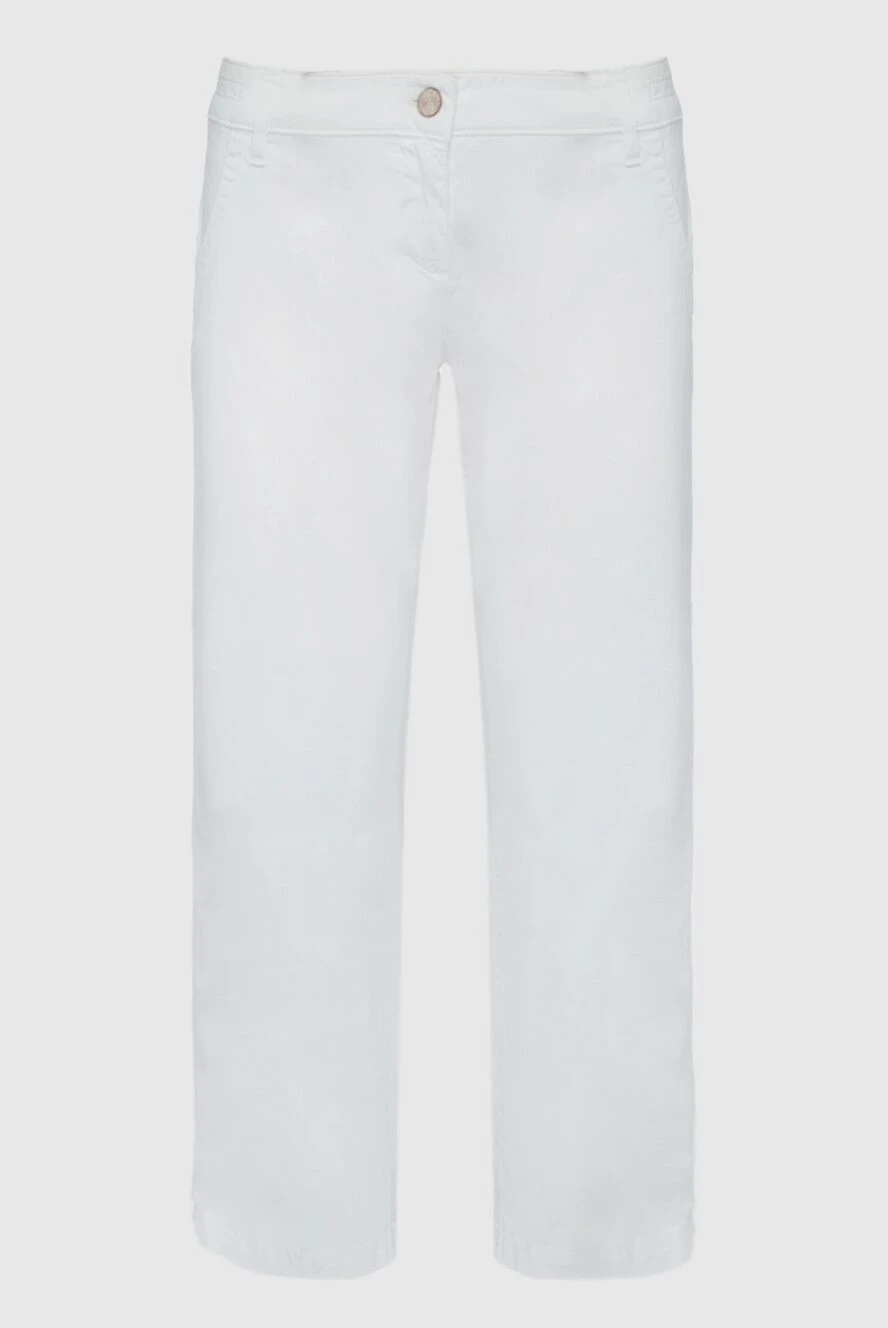 Jacob Cohen woman white cotton jeans for women купить с ценами и фото 158385 - photo 1