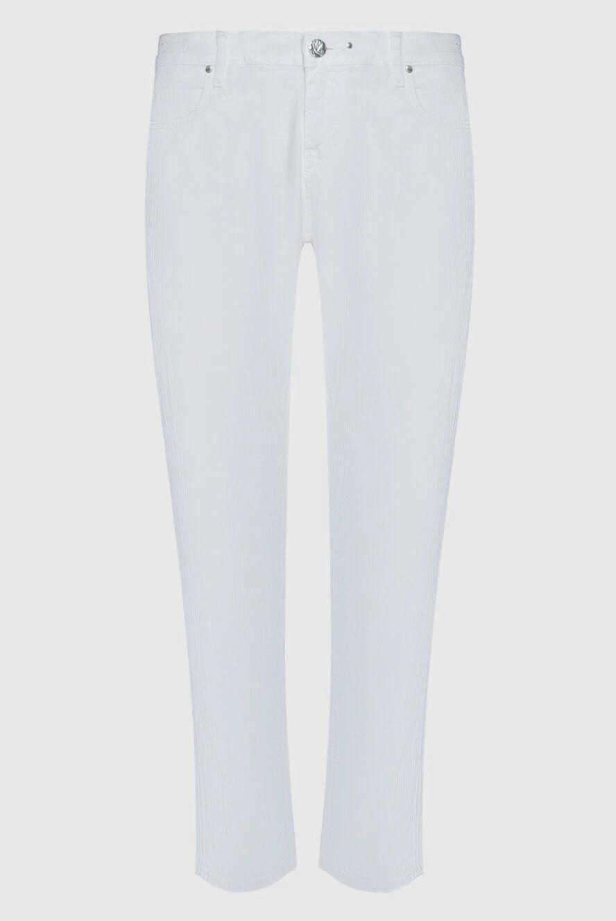 Jacob Cohen woman white cotton jeans for women купить с ценами и фото 158386 - photo 1