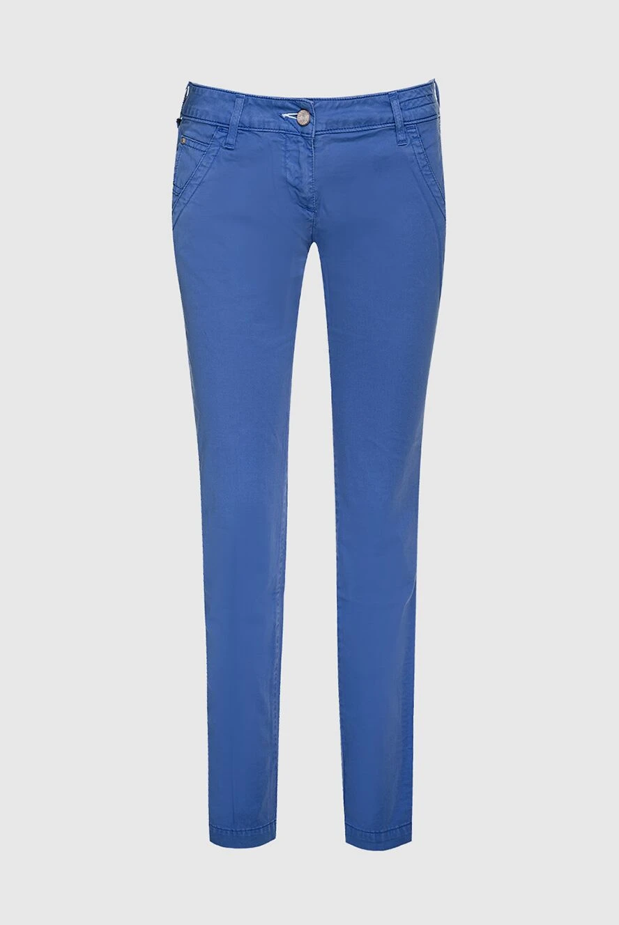 Jacob Cohen woman blue cotton jeans for women купить с ценами и фото 158393 - photo 1