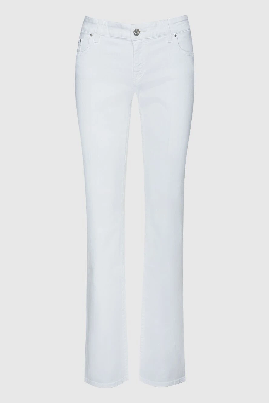 Jacob Cohen woman white jeans for women купить с ценами и фото 158399 - photo 1