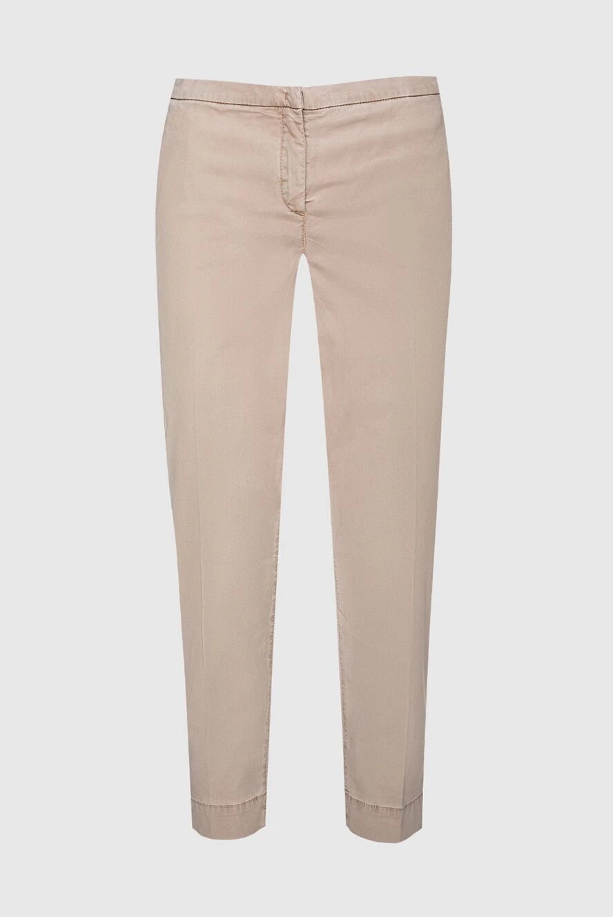 Jacob Cohen woman beige jeans for women купить с ценами и фото 158402 - photo 1