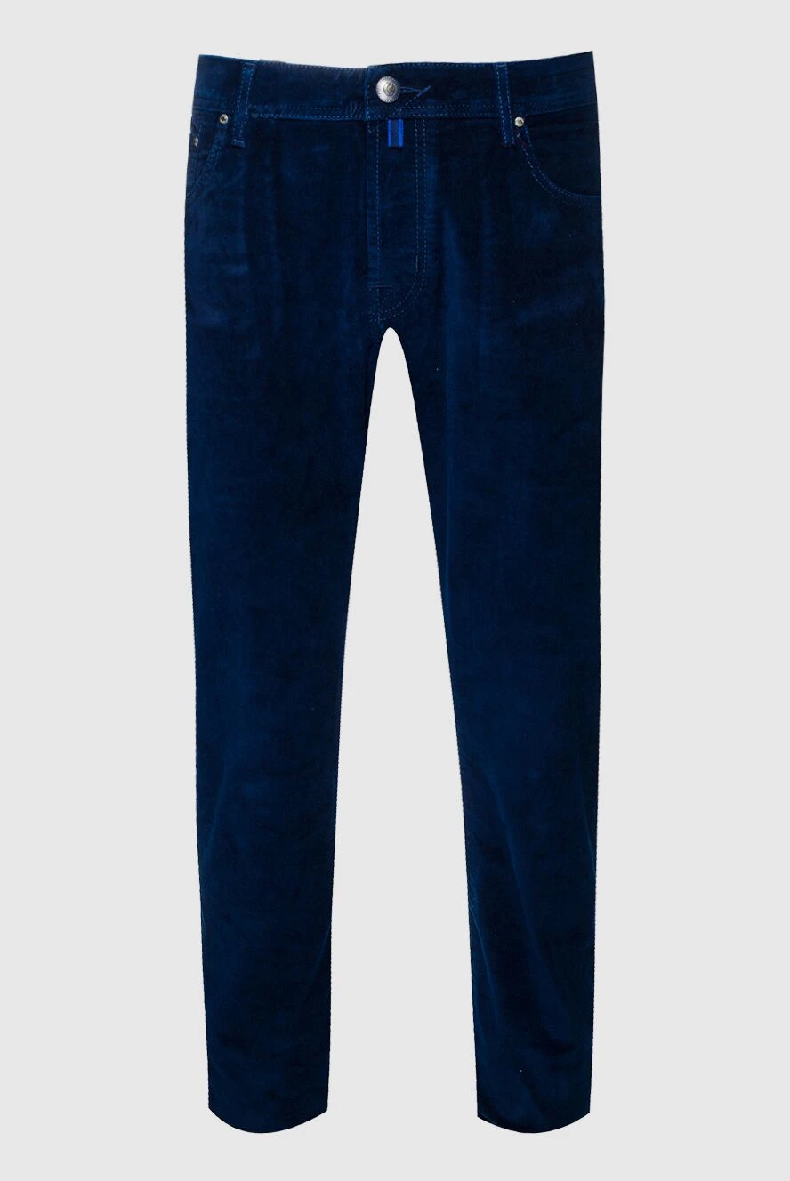 Jacob Cohen man blue cotton jeans for men купить с ценами и фото 158422 - photo 1