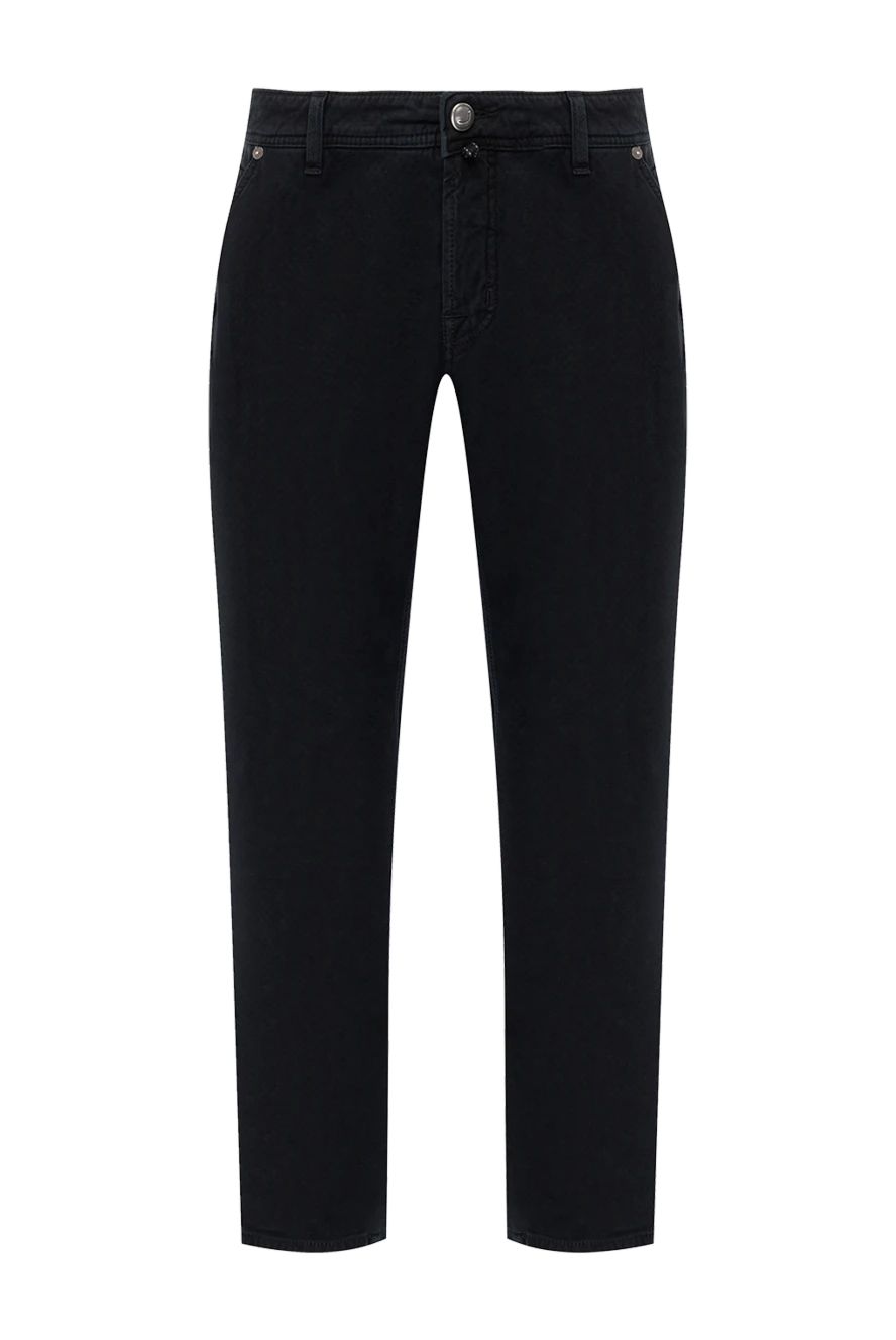 Jacob Cohen man black cotton jeans for men купить с ценами и фото 158435 - photo 1