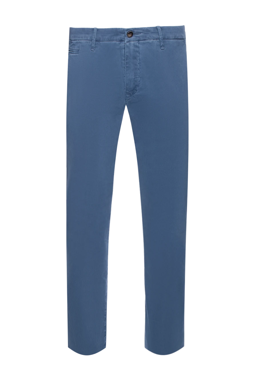 Jacob Cohen man blue cotton jeans for men купить с ценами и фото 158451 - photo 1