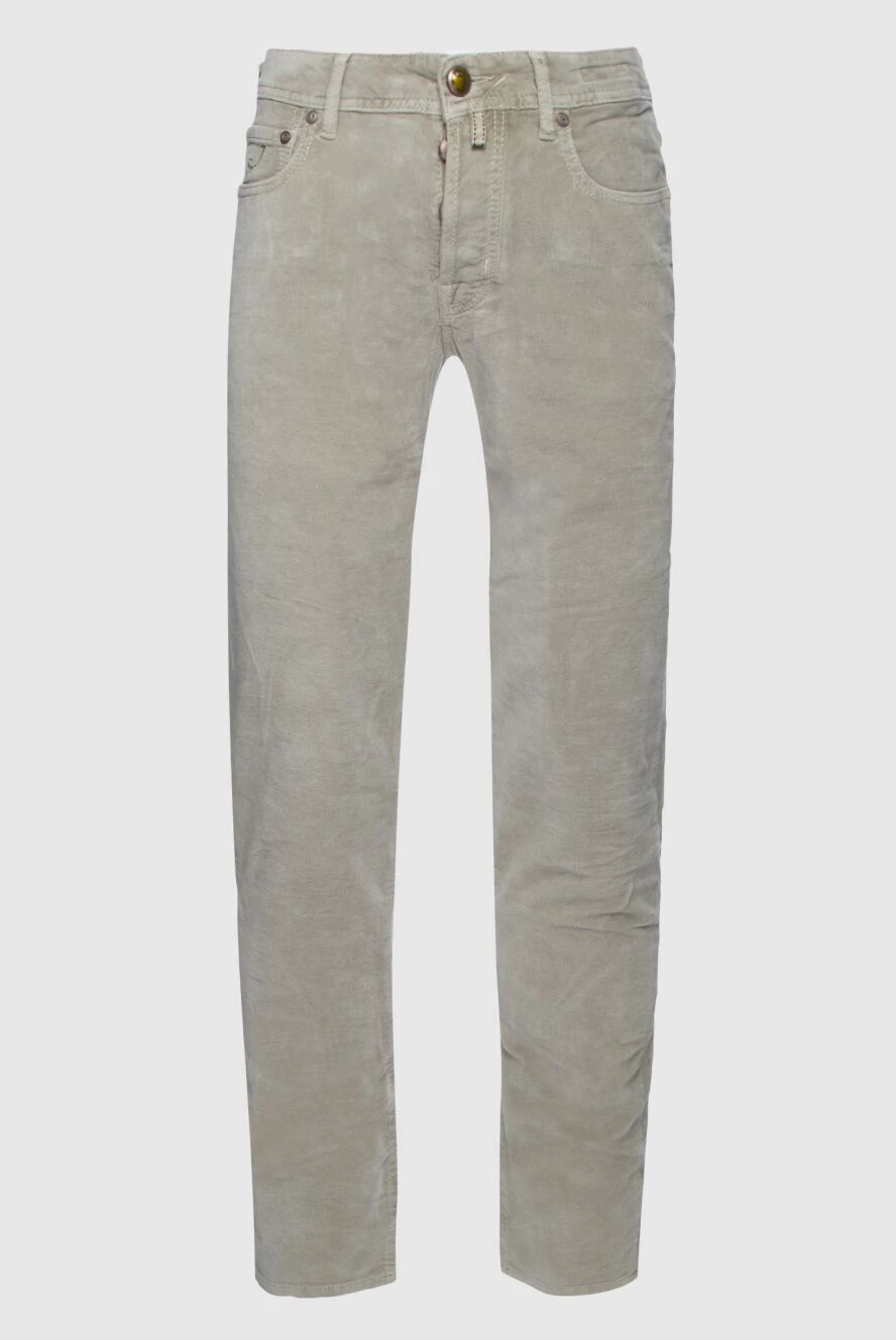 Jacob Cohen man beige cotton jeans for men купить с ценами и фото 158462 - photo 1