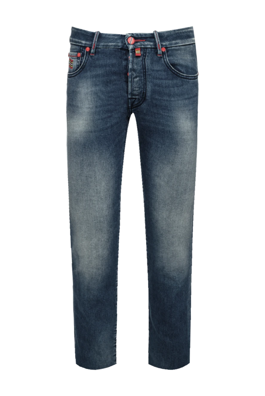 Jacob Cohen man cotton and elastane blue jeans for men купить с ценами и фото 158468 - photo 1