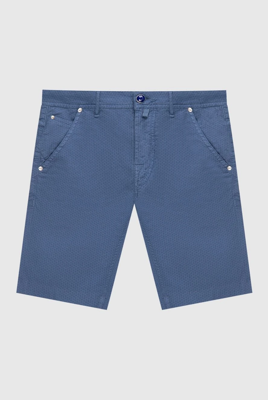 Jacob Cohen man cotton and elastane shorts blue for men купить с ценами и фото 158473 - photo 1