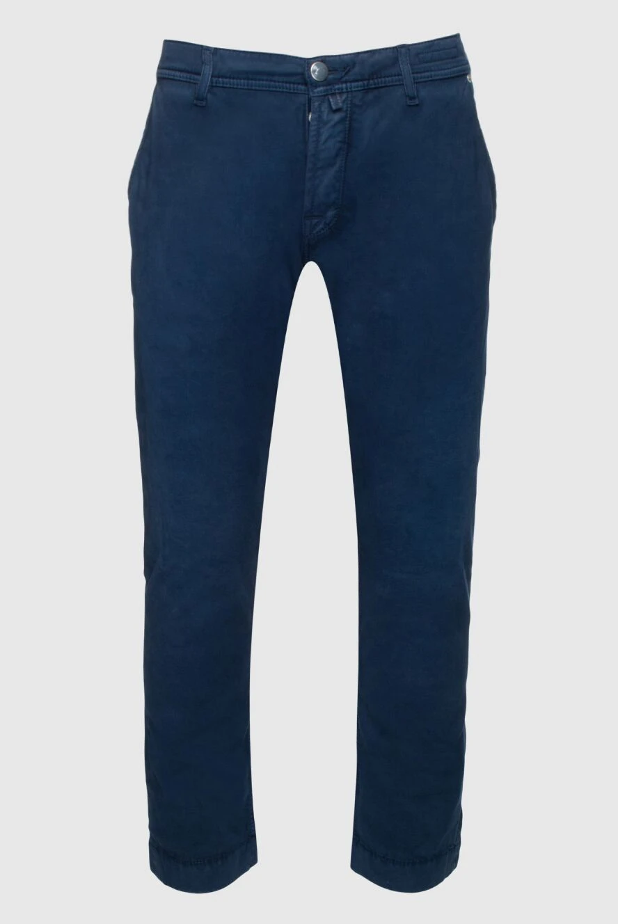 Jacob Cohen man blue cotton jeans for men купить с ценами и фото 158484 - photo 1