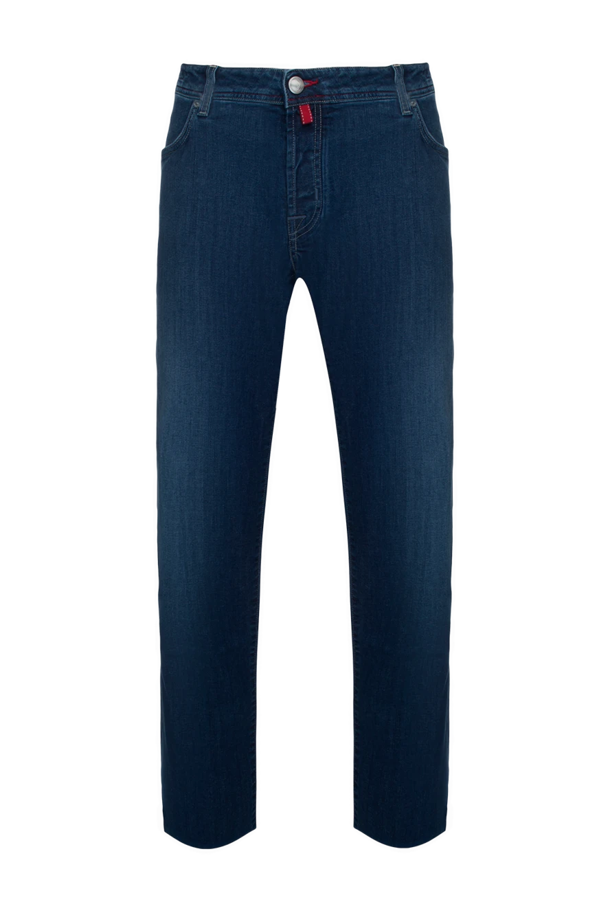 Jacob Cohen man cotton and polyester jeans blue for men купить с ценами и фото 158498 - photo 1