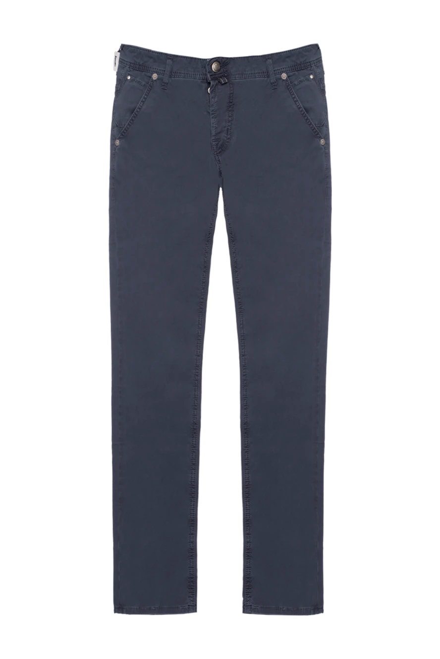 Jacob Cohen man blue cotton jeans for men купить с ценами и фото 158505 - photo 1