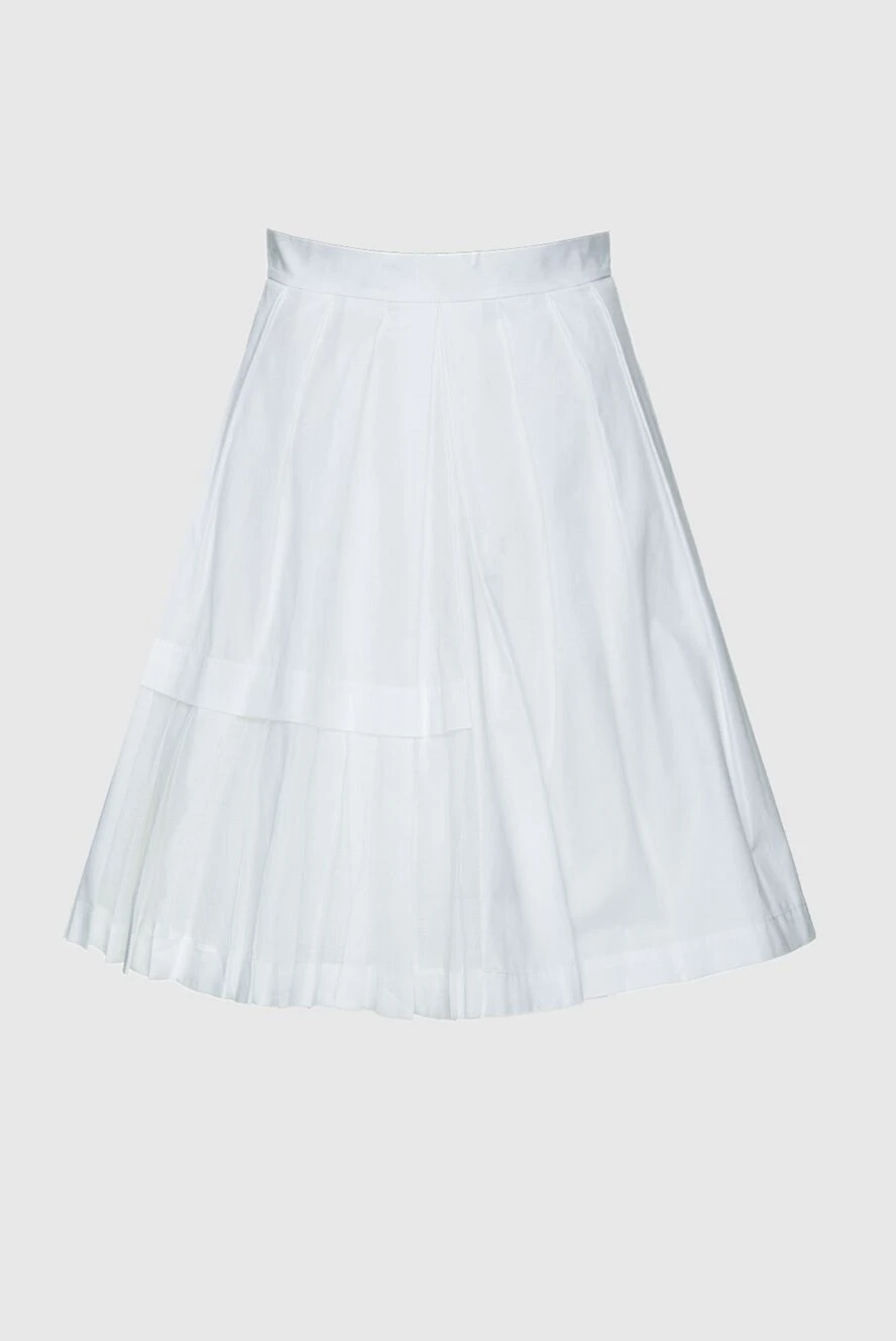 Ermanno Scervino woman white cotton skirt for women купить с ценами и фото 158723 - photo 1