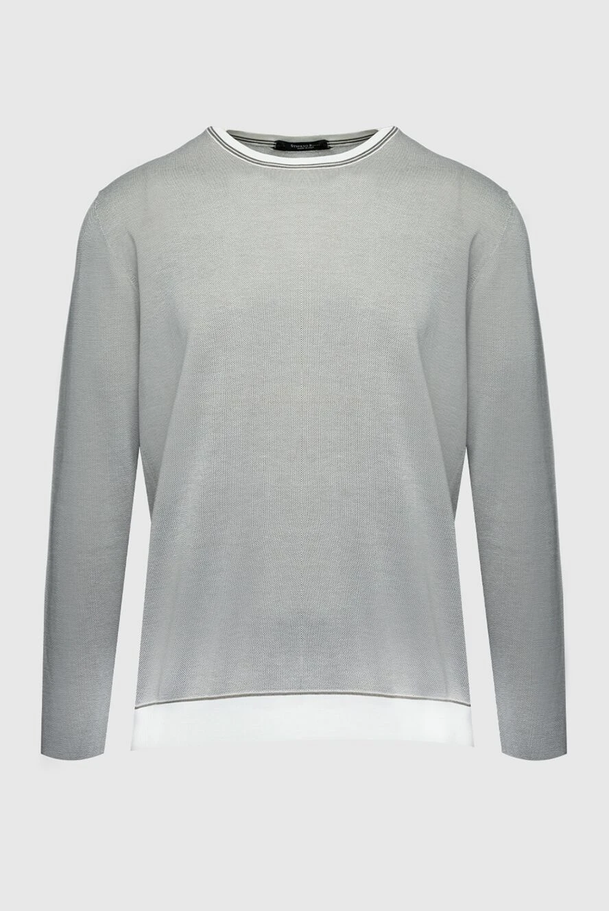 Stefano Ricci beige cotton and silk jumper for men 158793 - photo 1