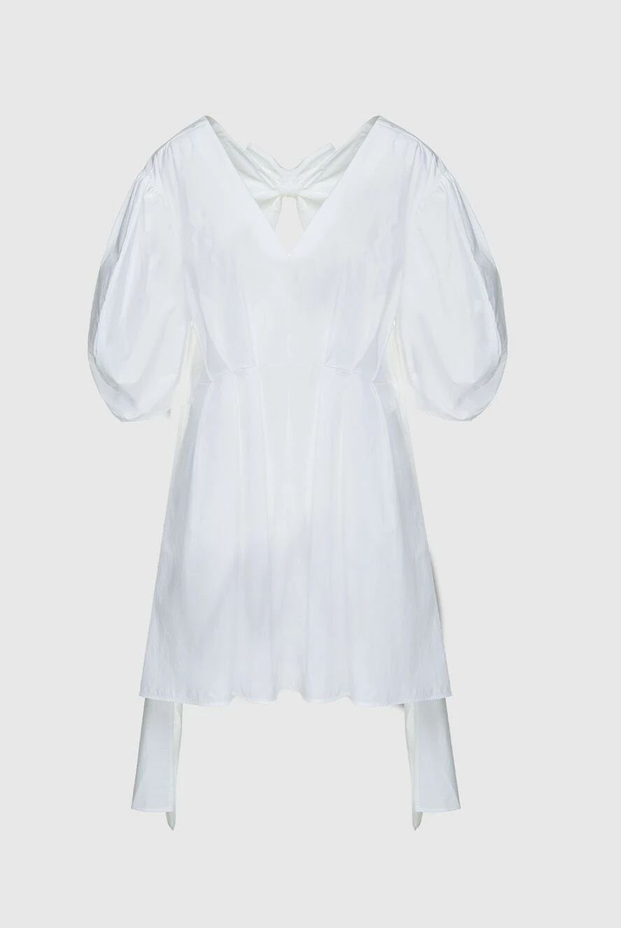 MSGM woman white cotton dress for women купить с ценами и фото 158904 - photo 1