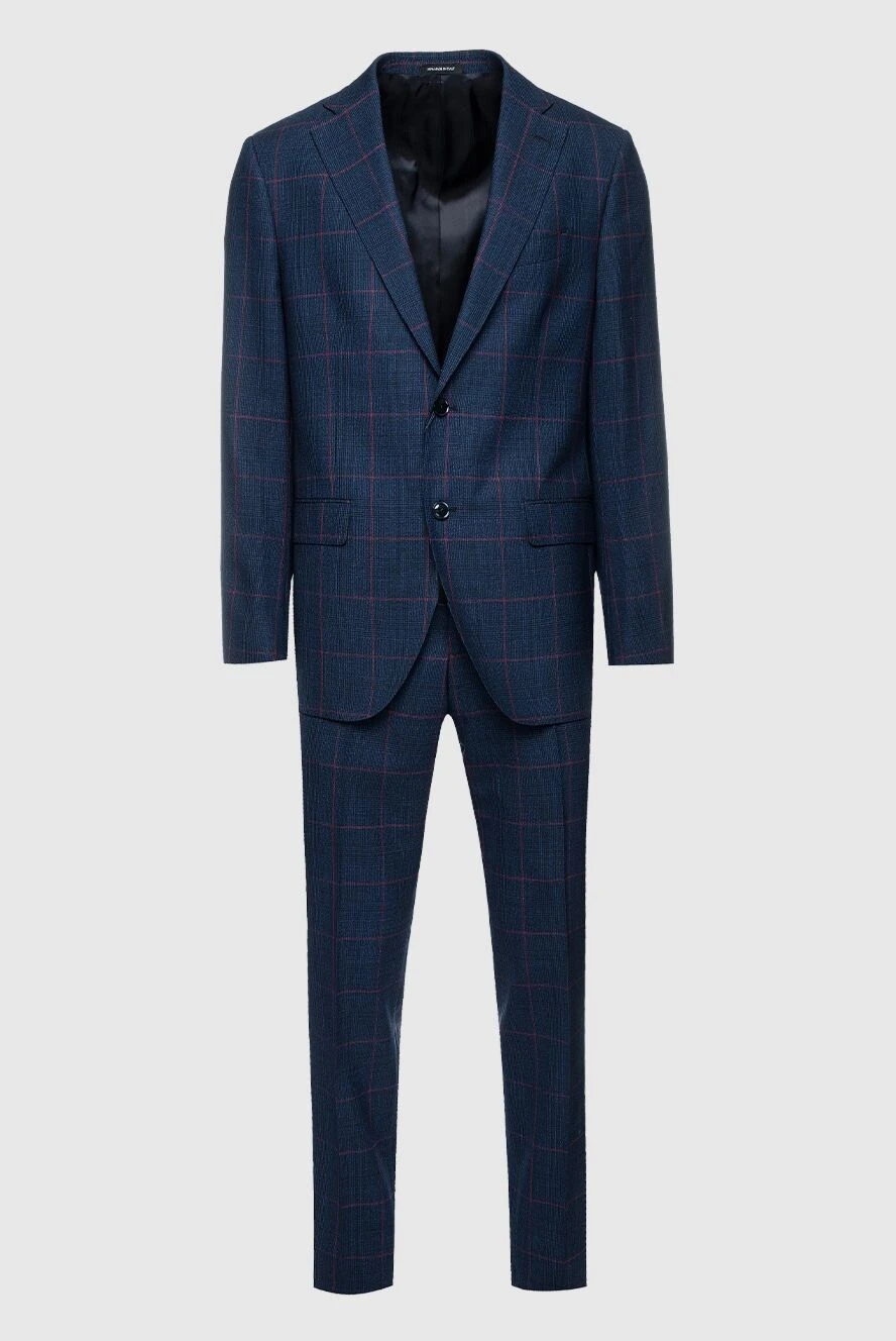 Sartoria Latorre man men's suit made of wool, blue купить с ценами и фото 158926 - photo 1