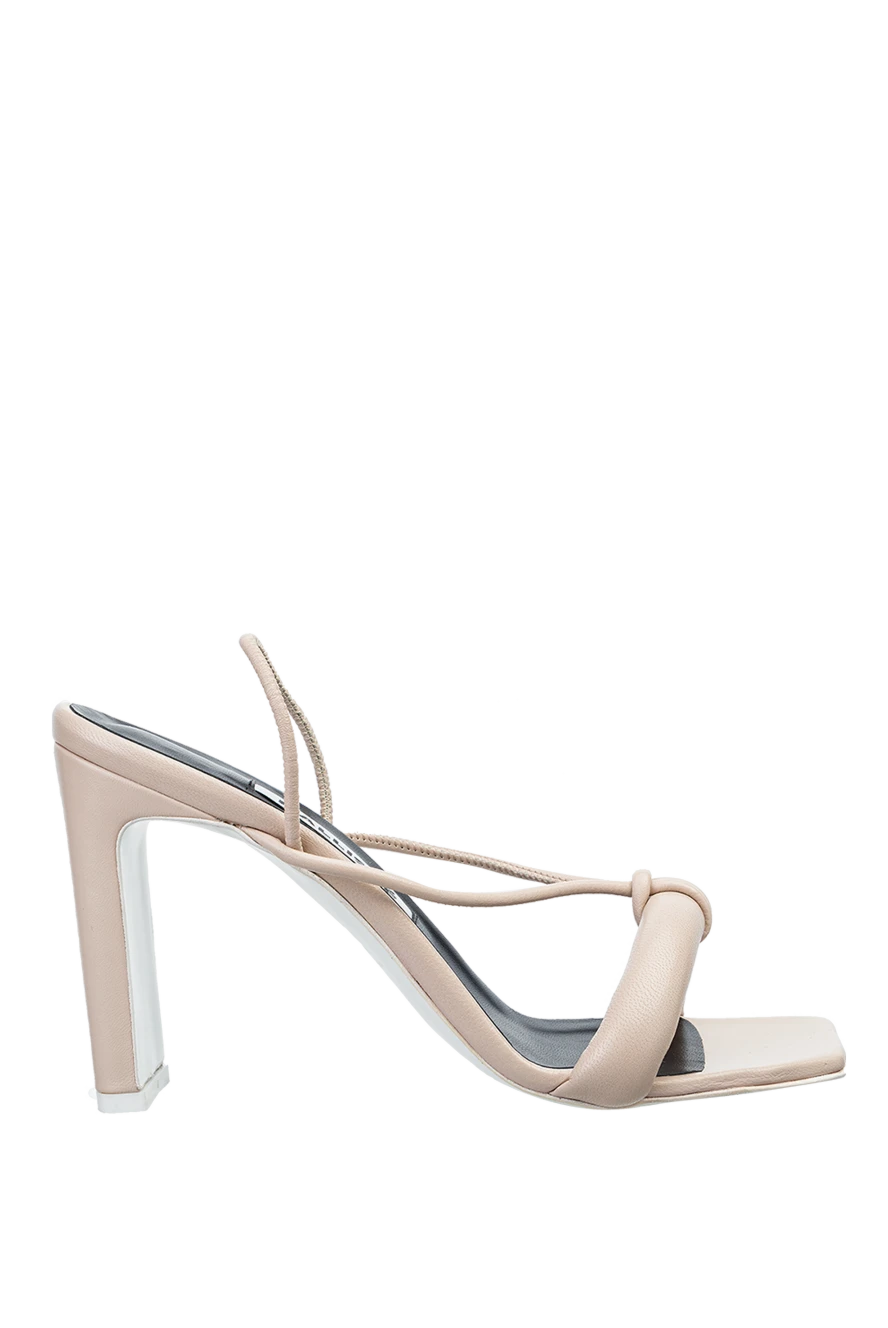 Kalliste woman beige leather sandals for women купить с ценами и фото 158939 - photo 1