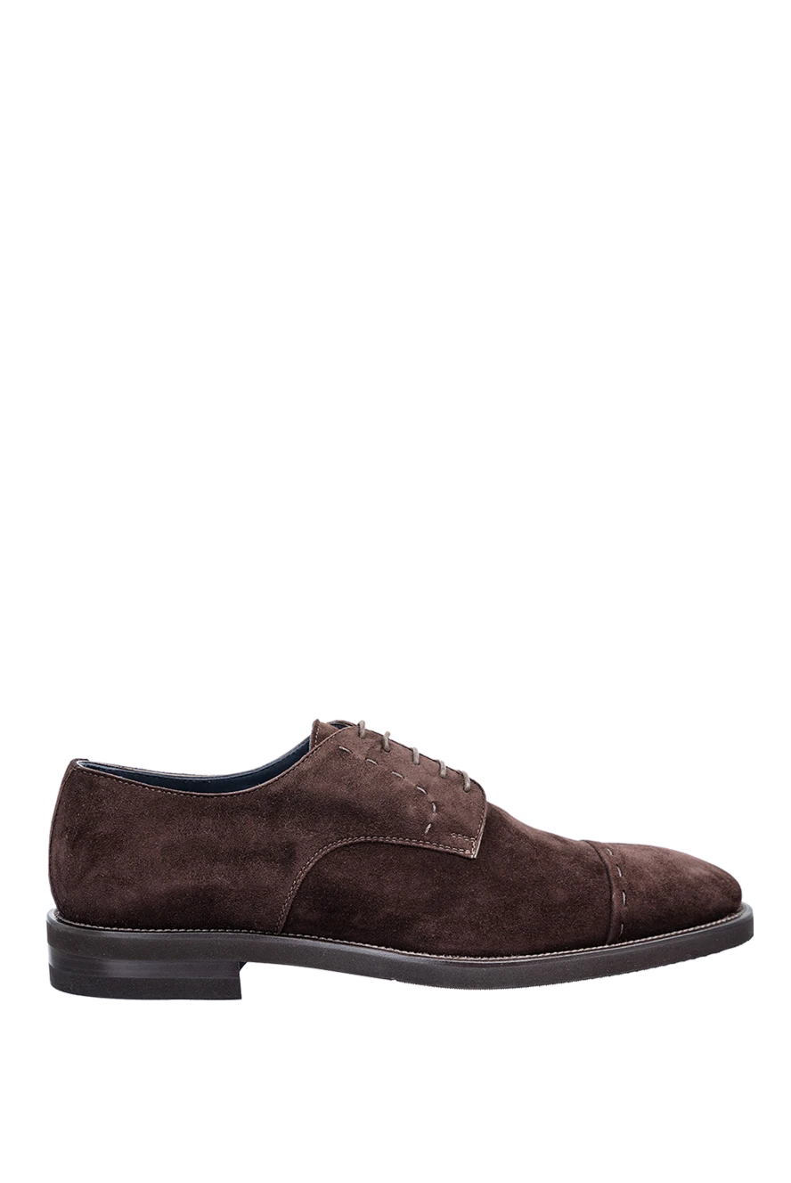 Pellettieri di Parma man brown suede men's shoes купить с ценами и фото 158963 - photo 1