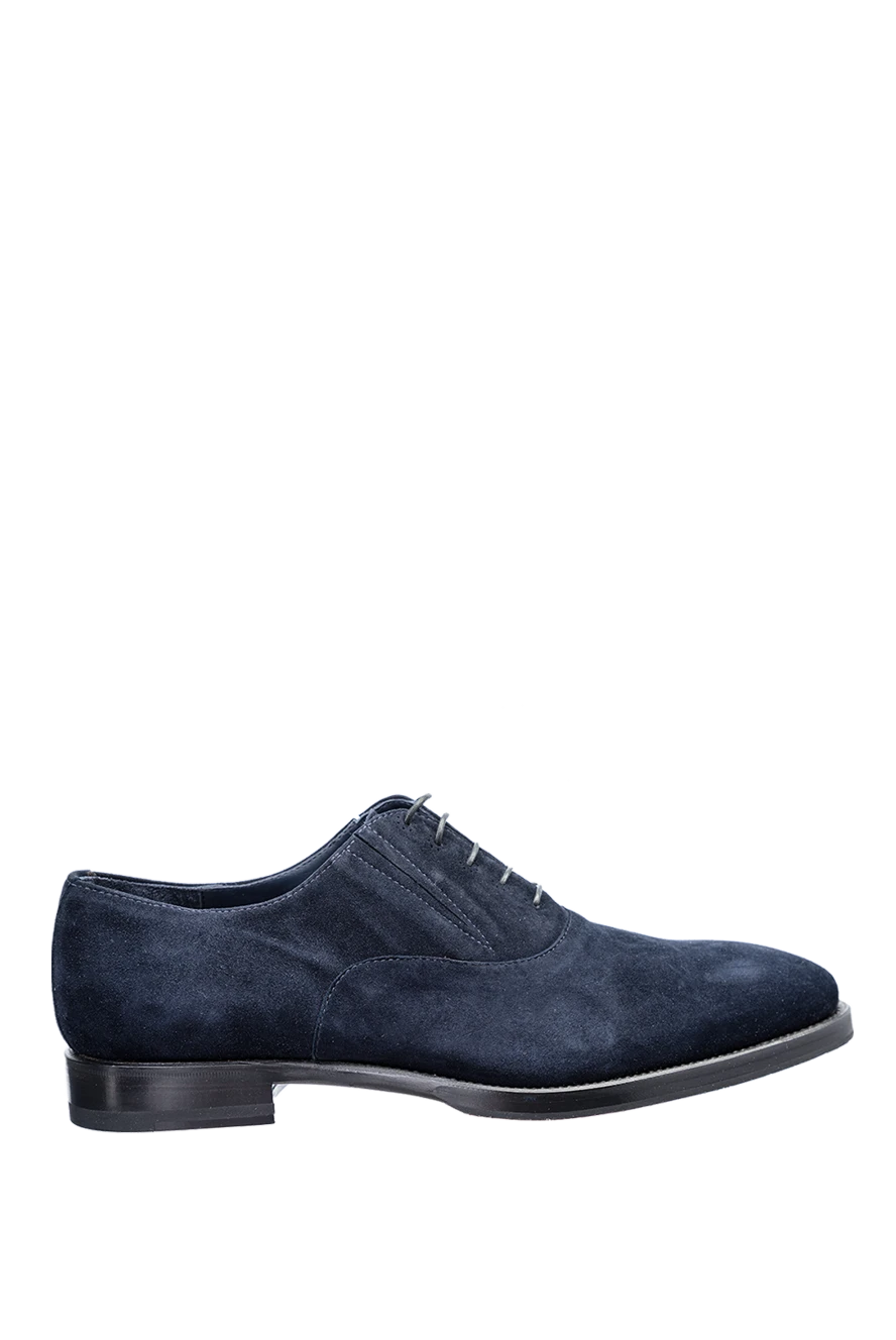 Pellettieri di Parma man blue suede men's shoes купить с ценами и фото 158969 - photo 1