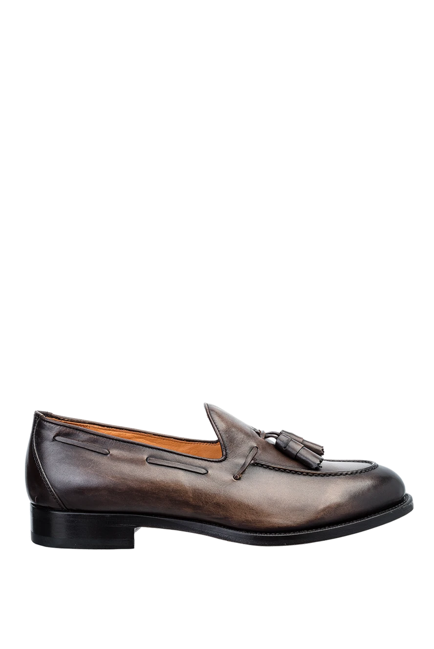 Pellettieri di Parma man brown leather loafers for men купить с ценами и фото 158978 - photo 1