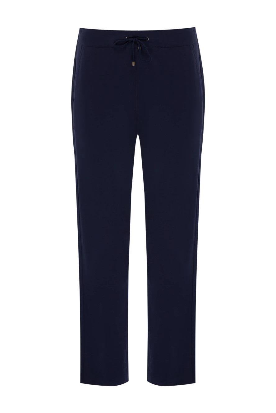 Tonet woman blue cotton trousers for women купить с ценами и фото 159125 - photo 1