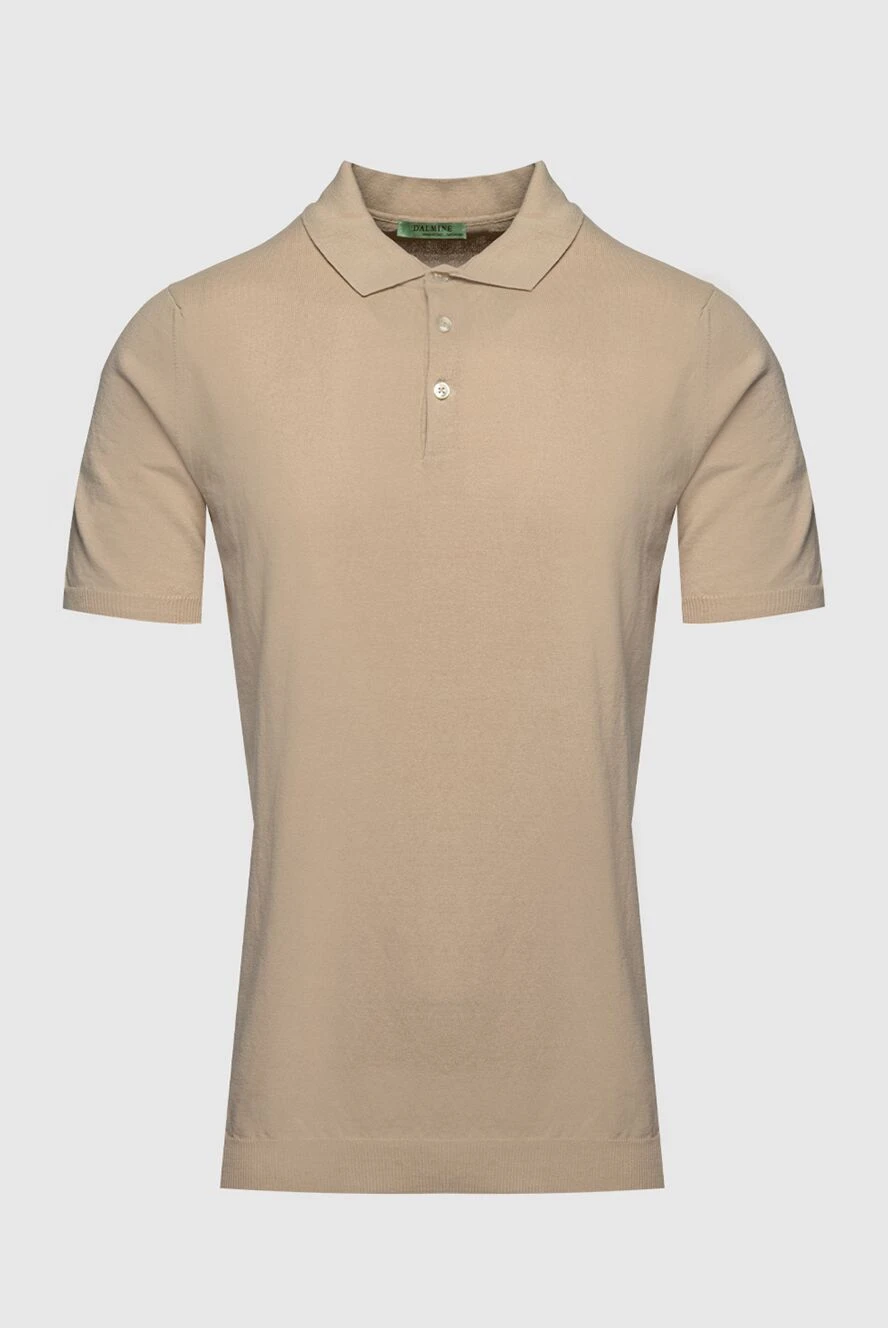 Dalmine man cotton polo beige for men купить с ценами и фото 159151 - photo 1