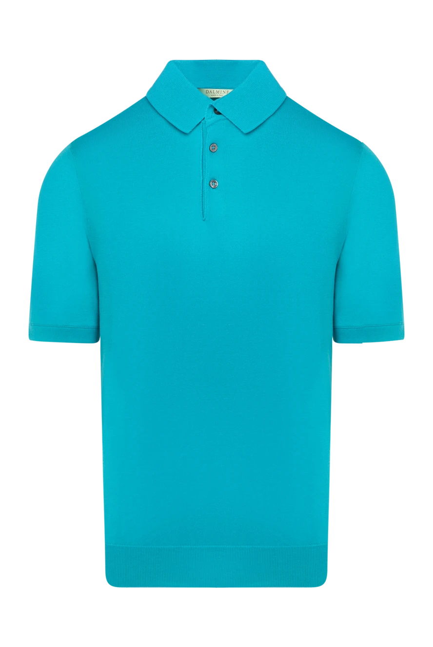 Dalmine man green long sleeve cotton polo for men купить с ценами и фото 159156 - photo 1