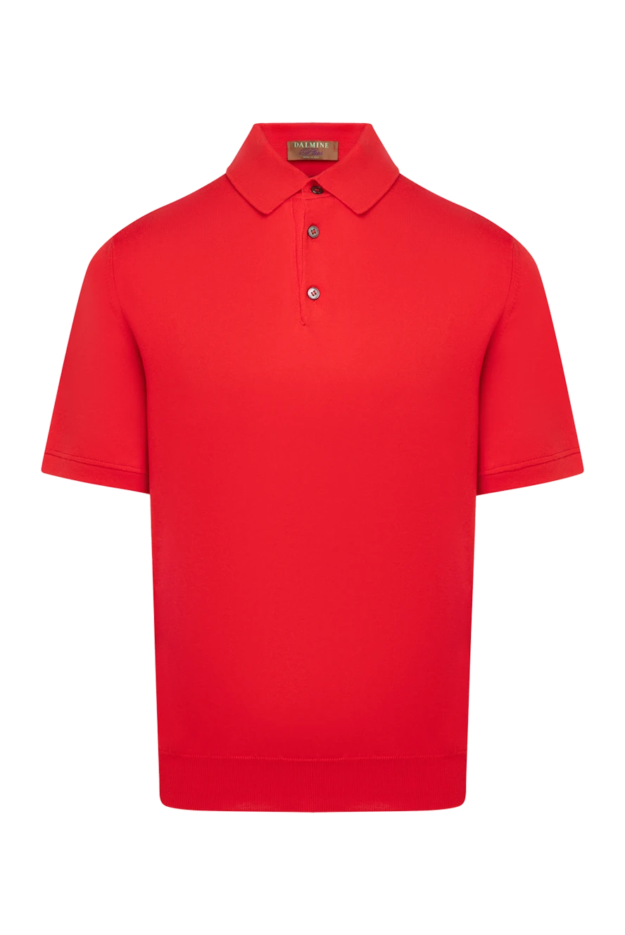 Dalmine man red long sleeve cotton polo for men купить с ценами и фото 159161 - photo 1