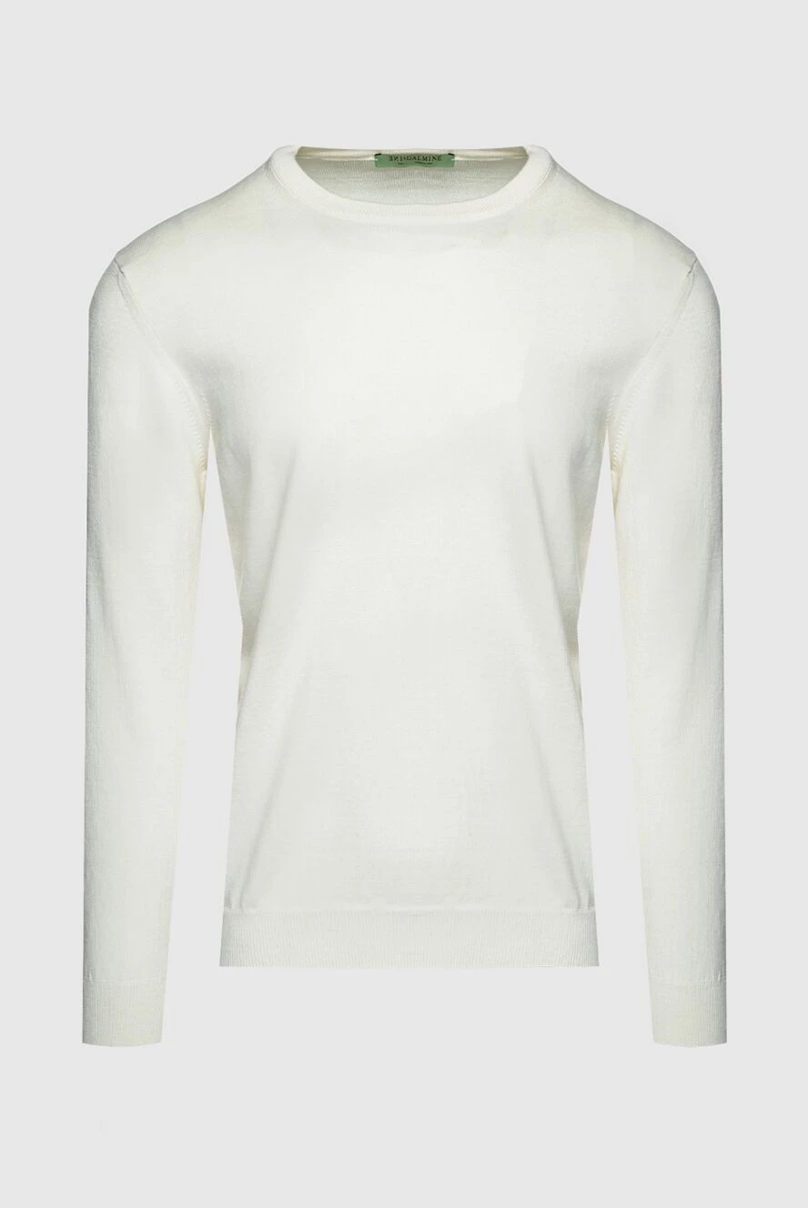 Dalmine man white cotton jumper for men купить с ценами и фото 159179 - photo 1