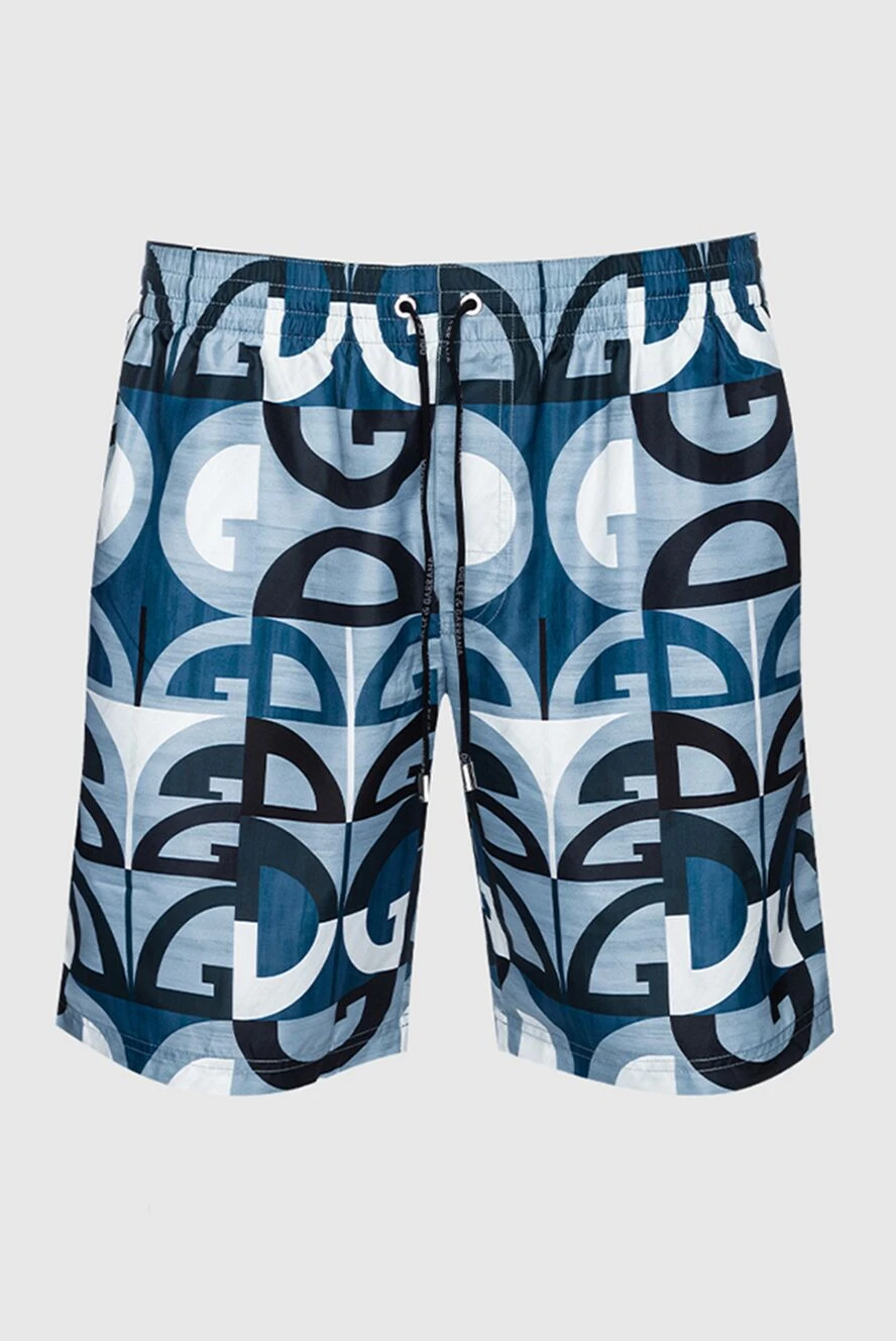 Dolce & Gabbana man blue polyester beach shorts for men купить с ценами и фото 159306 - photo 1