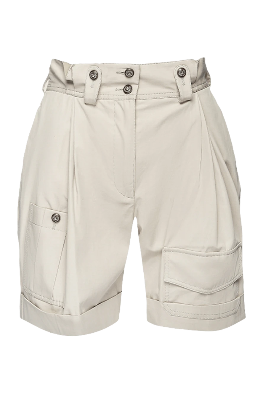 Dolce & Gabbana woman yellow cotton shorts for women купить с ценами и фото 159316 - photo 1