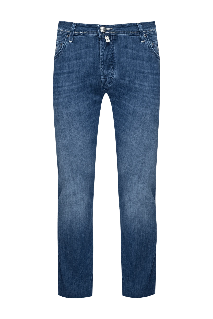 Jacob Cohen man blue jeans for men купить с ценами и фото 159360 - photo 1