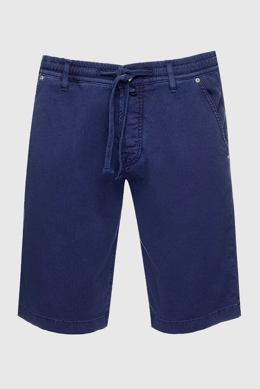 Jacob Cohen man blue cotton shorts for men купить с ценами и фото 159362 - photo 1