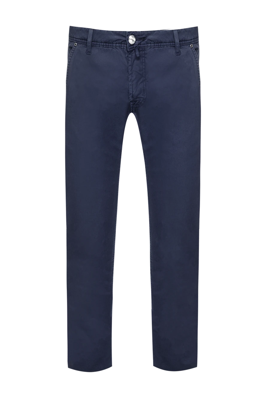 Jacob Cohen man blue cotton jeans for men купить с ценами и фото 159372 - photo 1