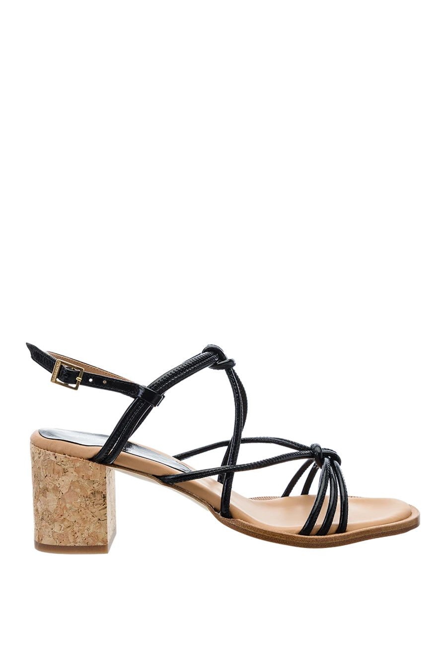 Paloma Barcelo woman black leather sandals for women купить с ценами и фото 159379 - photo 1