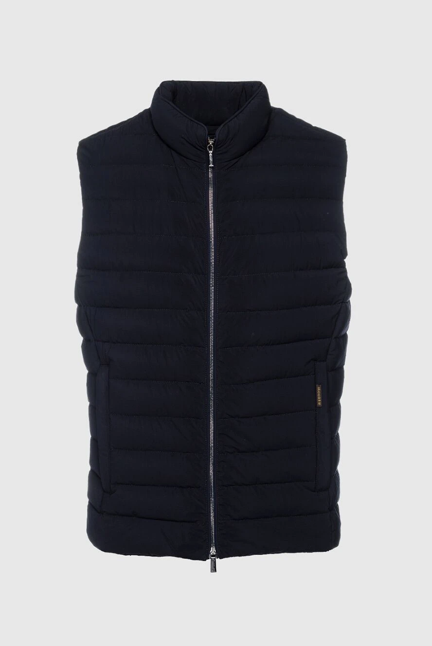 Moorer man polyamide and elastane vest blue for men купить с ценами и фото 159397 - photo 1