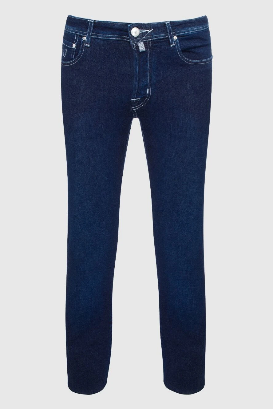 Jacob Cohen man cotton and polyester jeans blue for men купить с ценами и фото 159439 - photo 1