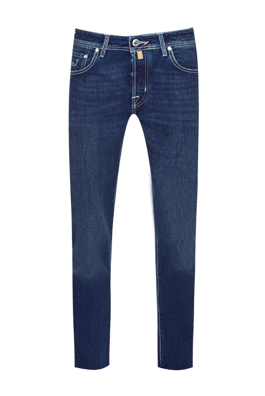 Jacob Cohen man blue cotton jeans for men купить с ценами и фото 159466 - photo 1