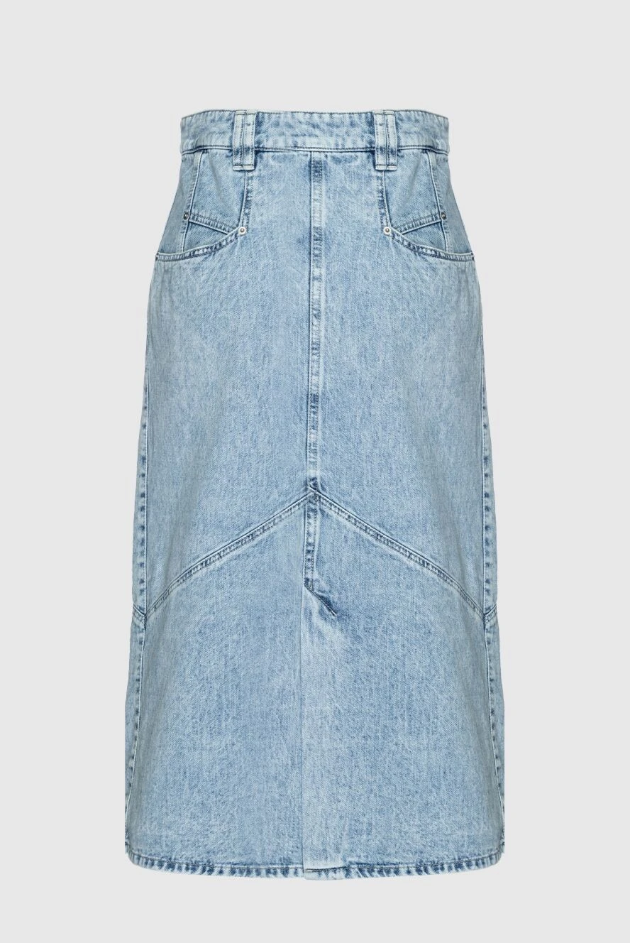 Isabel Marant woman blue cotton skirt for women купить с ценами и фото 159531 - photo 1